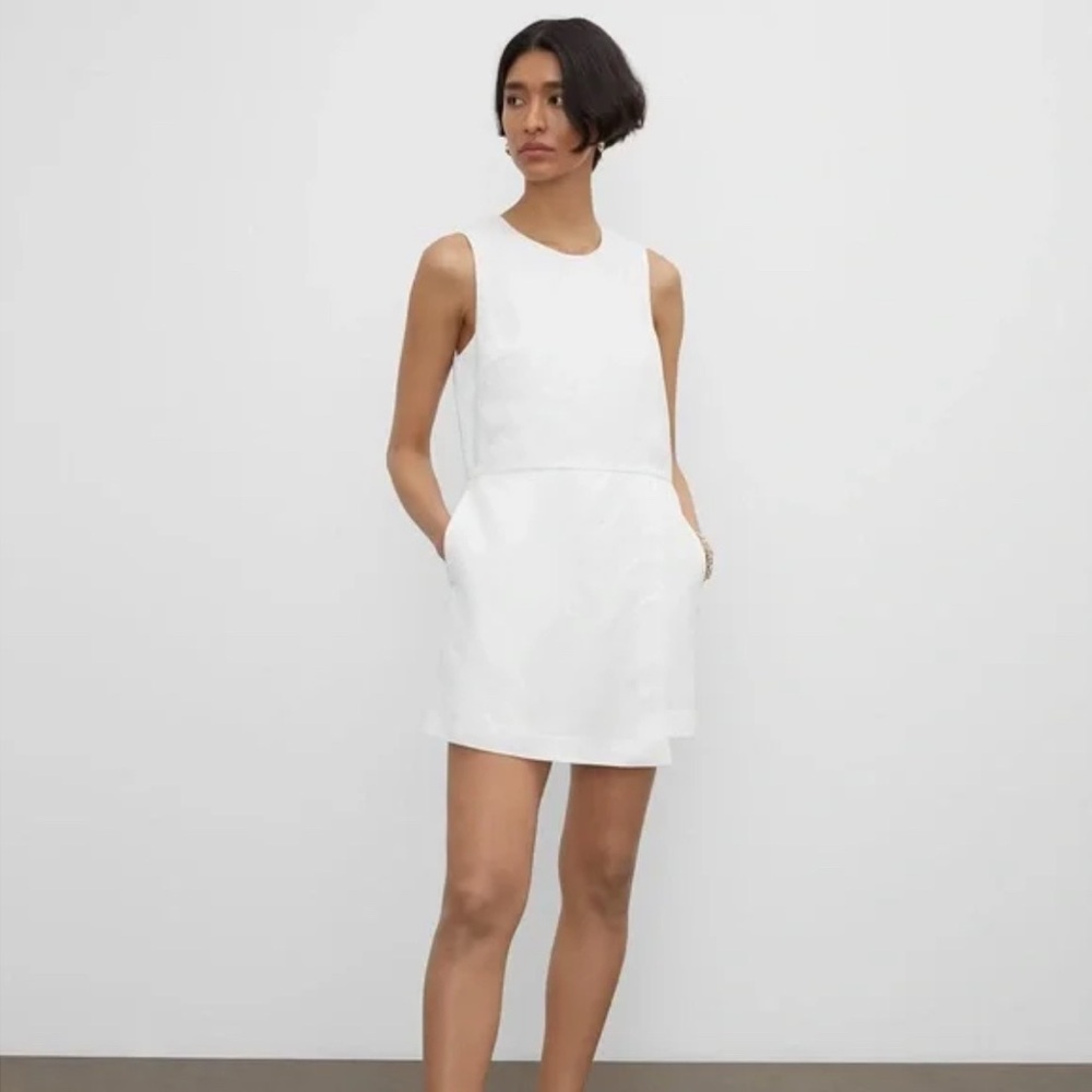 Club Monaco white romper dress